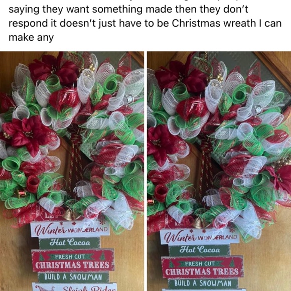 Wreaths candles candle holders - Picture 1 of 6